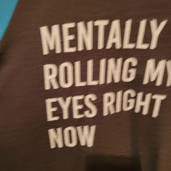 Torrid "Mentally rolling my eyes right now" T-shirt - Picture 2 of 5